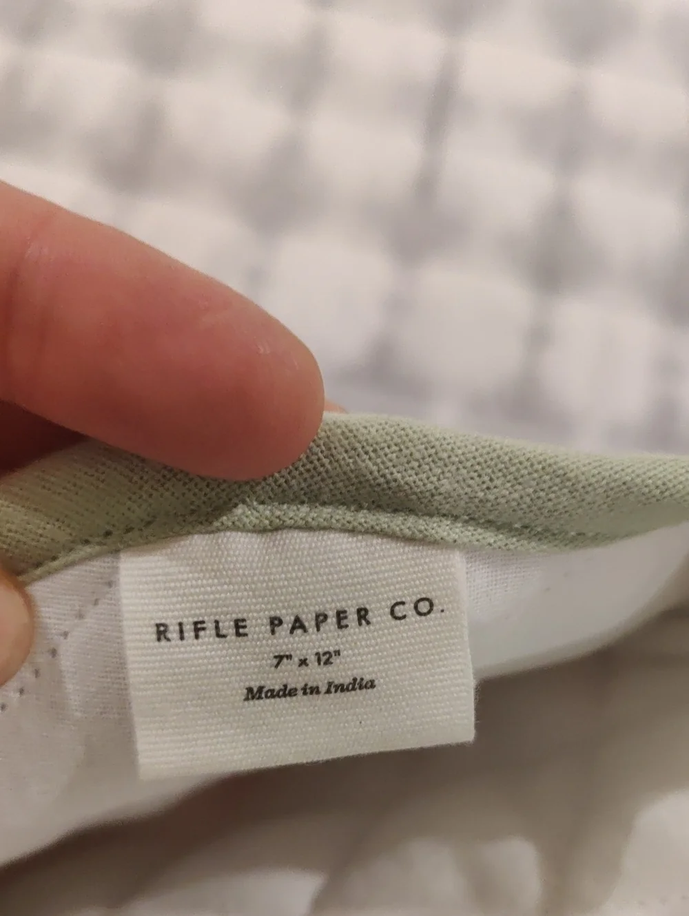 New!Rifle Paper Oven Mitt Floral Cotton Scalloped Edge Cottagecore Shabby Chic